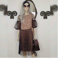 Блузка в горошек Luxury