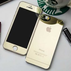 Защитное стекло "Металл" для Apple iPhone 5 / 5C / 5S
