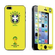 Защитное стекло + пленка для Apple iPhone 5 / 5C / 5S (Бразилия)