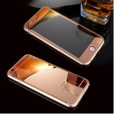 Защитное стекло "Зеркальный металл" для Apple iPhone 6