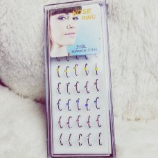 Пирсинг в нос кольцо