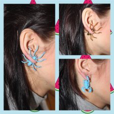 Серьги паук/скорпион