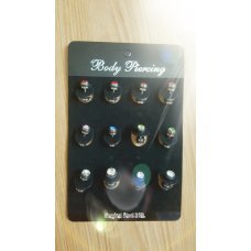 Пирсинг со стразами